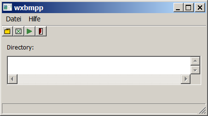 wxbmpp-Hauptfenster