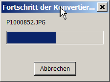 Fortschrittsanzeige